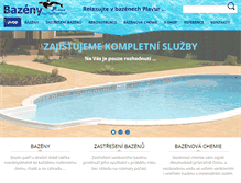 Tablet Screenshot of plavur.cz